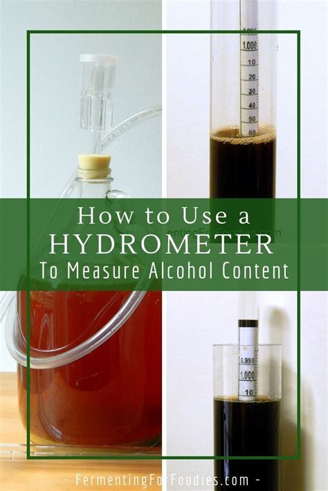 hydrometer for beer fermentation